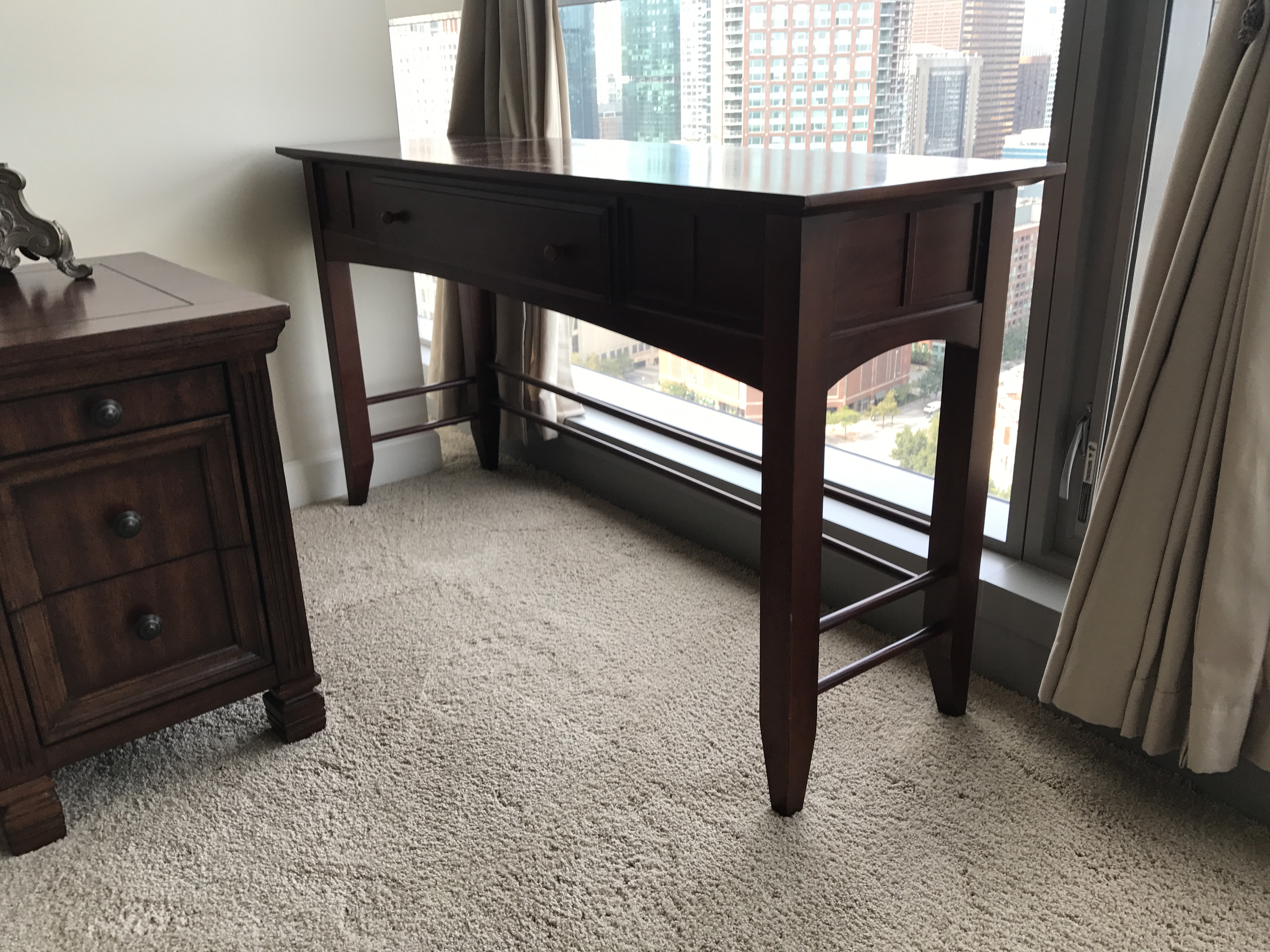 Wood Console Table